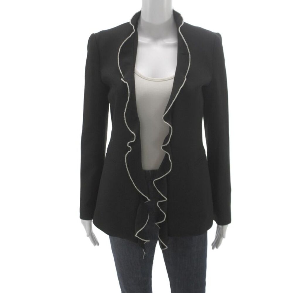 Zara Basic Women Basic Jacket Black Long Sleeve Size M